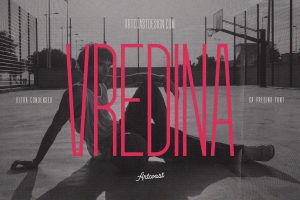 SA Vredina Thin Ultra Condensed Font