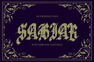Sabhar | Victorian Font