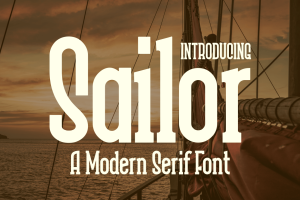 Sailor – A Modern Serif Font