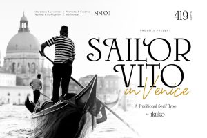 Sailor Vito – Traditional Serif Type