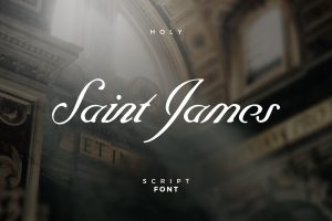 Saint James Script Font
