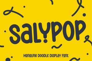 Salypop – Monoline Doodle Dsiplay Font