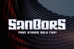 Sanbors – Bold Font