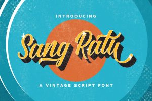 Sang Ratu – Vintage Script Font