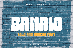 Sanrio – Thick & Groovy Font