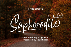 Saphorodite Handwriting Font