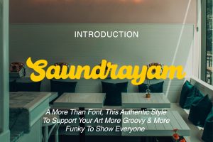 Saundrayam – Retro Script Font