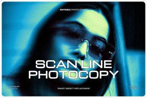 Scan Line Photo Effect