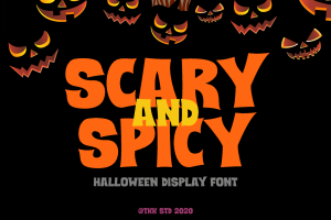Scary and Spicy – Horror Creepy Font