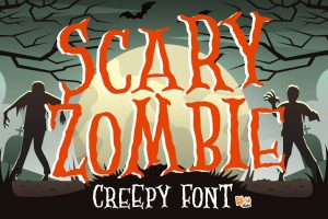 Scary Zombie – Spooky Font