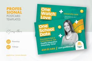 School Postcard Templates