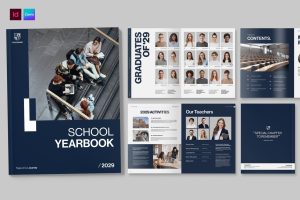School Yearbook Template