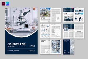 Science Lab Brochure Template