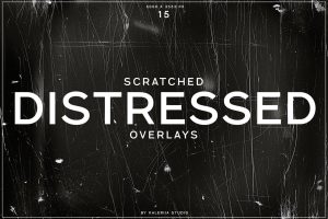 Scratched Distressed Overlays
