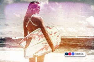 Scratched Film Photoshop Action