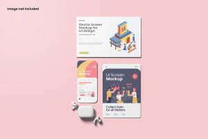 Screen Devices Mockup for UI Design