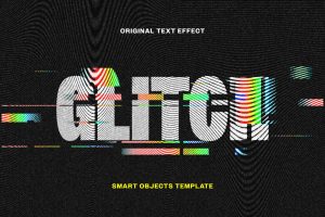 Screen Glitch Text Effect