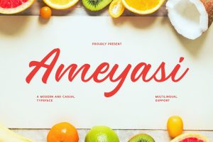 Script Font – Ameyasi
