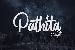 Script Font – Pathita