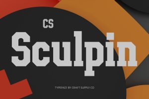 Sculpin – Bold Font