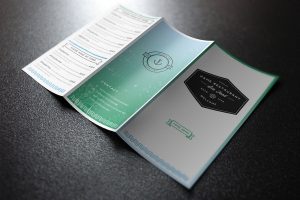 Seafood Menu Illustrator Template