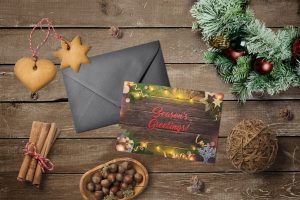 Season&apos;s Greetings card