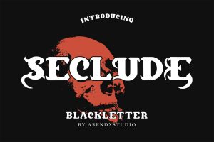 Seclude – Blackletter Font