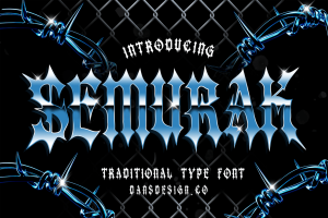 Semurak Metal Font