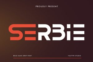 Serbie – Logo Font