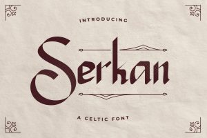 Serkan – A Celtic font