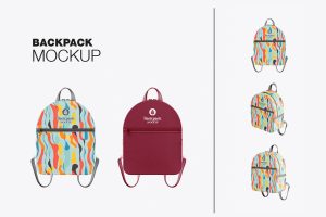 Set Backpack Mockup
