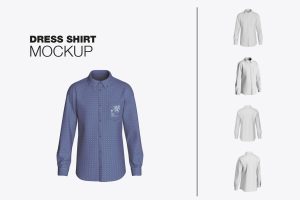 Set Dress Shirt Mockup
