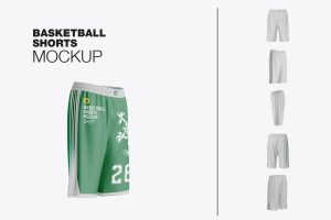 Set Men’s Basketball shorts Mockup