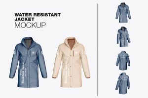 Set Water Resistant Jacket Mockup