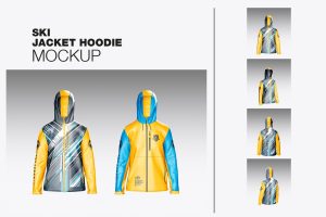 Set Windbreaker Jacket Mockup