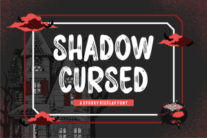 Shadow Cursed Display Font