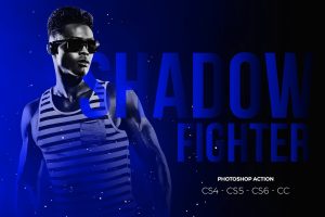 Shadow Fighter Photoshop Action