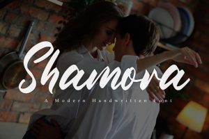 Shamora – Wedding Font