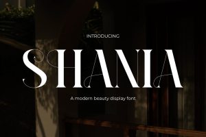 Shania – Elegance Modern Font