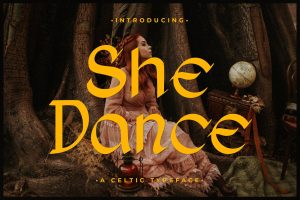 She Dance – Celtyic Typeface