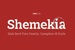 Shemekia – Classic slab serif font