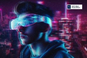 Shift Glitch Photo Effect