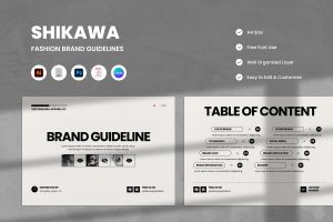 Shikawa – Fashion Brand Guideline Template