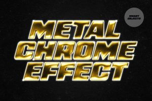 Shining Chrome Text & Logo Effect
