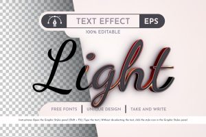 Shining Copper Editable Text Effect