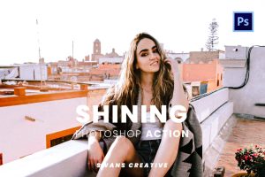 Shining Photoshop Action