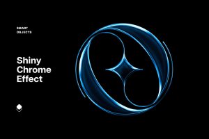 Shiny Chrome Text & Logo Effect