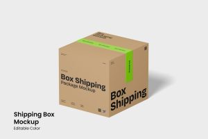 Shipping Box Mockup