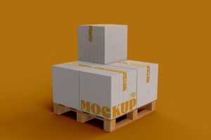 Shipping Box Mockup