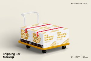 Shipping Box Mockup